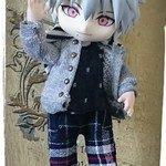 No.３２ 　オビツ１１☆パーカー&サロペットハーフパンツ