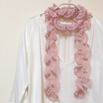 夏🌞先取りSALE🌟春夏素材❇︎華やかさ🌸を纏うフェミニンカラーのフリルストール