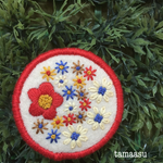 お花の刺繍ブローチ✴︎200