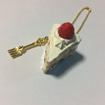 いちごのショートケーキキーホルダー