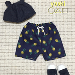 再販×６🍍パイナップル🍍ハーフパンツ 