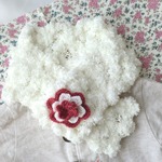 【受注後制作】お花のふわもこネックウォーマー