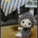 ＊はりねずみくんクリップ　置物　＊