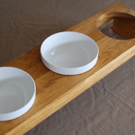 【高さプラス】トリプル・膳＊ペット用食器台 / ZEN DISH for Dog & Cat（T120/150）