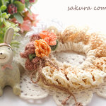【再販】森の髪飾り シュシュ