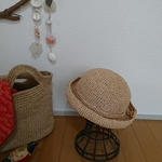 UVカット 折り畳める👒麦わら帽子