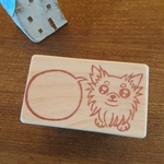 チワワの吹き出しはんこ