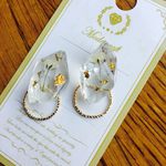 再再販❤︎押し花キラキラ イヤリング ピアス