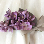 sale**ライラックのブーケバレッタ　cobalt violet