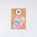 ◯●◯CALORFUL!MARU!BD!T　日付シール*6月◯●◯