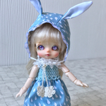 雨の日うさぎ *☂︎*̣̩⋆̩🐰 オビツ11サイズ