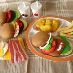 たっぷり！挟んで遊べる★ハンバーガーセット★