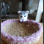 ＊ねこちゃん　麻かご＊