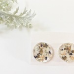 ボタニカル✳︎押し花ピアス