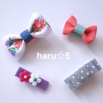 　赤ちゃんもOK♡KIDSヘアクリップセット