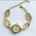 押し花レジン ブレスウォッチ