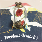 美女と野獣♡魔法のバラガラスドームチャーム