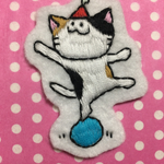 バランスねこさんのワッペン