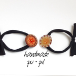 ヨーロピアンカボションのヘアゴム