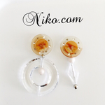import botton イヤリングピアス