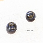 ステンレスピアス　夜の世界　樹脂ピアス　樹脂ノンホールピアス