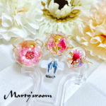 新作《押し花アクセサリー》《オルゴナイト》レジンリング