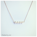 4pearl long necklace