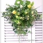~duccam様オーダー品～季節を問わず飾れるグリーンのドア飾り🍀