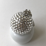 【Swarovski】キラキラ スワロボール チャーム クリスタルカラー Lサイズ