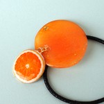 【再販】オレンジ🍊ヘアゴム