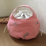 小ぶり♪ころりんバッグ＊ミナペルホネン＊ちょうちょ