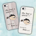 【ウッド調】パパにあげたい♪iPhone/androidスマホカバー