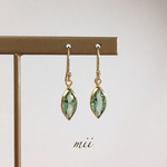 vintage swarovski  フックピアス