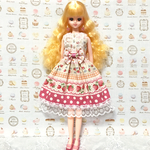 苺のワンピース♡pink♡ジェニーサイズ