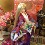 お客様専用！！源氏絵巻風㉟❷着物ラスト  リカちゃん、ジェニーちゃん、ネオブライス、バービー共通