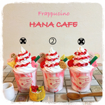 ☆大人気☆ホワイトチョコベリーフラペチーノ  ハートチョコレート フェイクフラペチーノ フェイクスイーツ