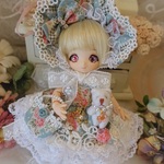 *～ブルー＊アカデミー～* ミニスウィーツドール*オビツ11*ドレスset