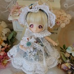 *～ブルー・ドナウ～* ミニスウィーツドール*オビツ11*ドレスset