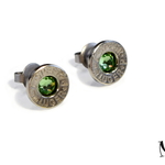 空薬莢のピアス SPEER9ｍｍペリドット