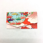 着物リメイク 袱紗　紅葉と牡丹