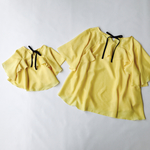 hank you sale!「揺れるふわふわトップス ♡レモン♡ kids＆mama」 親子リンク 