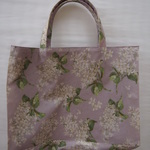 マチ付きバッグ*Mサイズ*リバティ*Archive Lilac *グレージュ*28×39×10