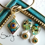 Sary set♡　エスニックなバングルとピアス/イヤリング