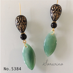 No.S384 アンティーク✾︎リーフピアス