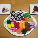 2人でフェルトのワクワクお弁当 デザート付き