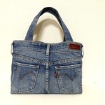 本物デニムbag 【ライトブルー】