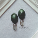 大人greenの大ぶりピアス