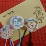 ダッフィー＆フレンズ くるみボタンヘアゴム
