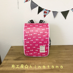 ランドセルカバー☆リボン濃ピンク×ピンク