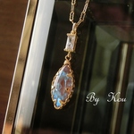 ＜送無＞∽Vintage Saphiret∽//＊爽風＊//ネックレス。